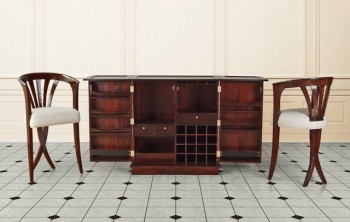 Victoria Bar Counter and Chairs Wooden Furniture